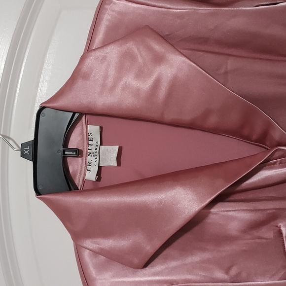 66. Pink Shinny Blouse - Picture 2 of 3